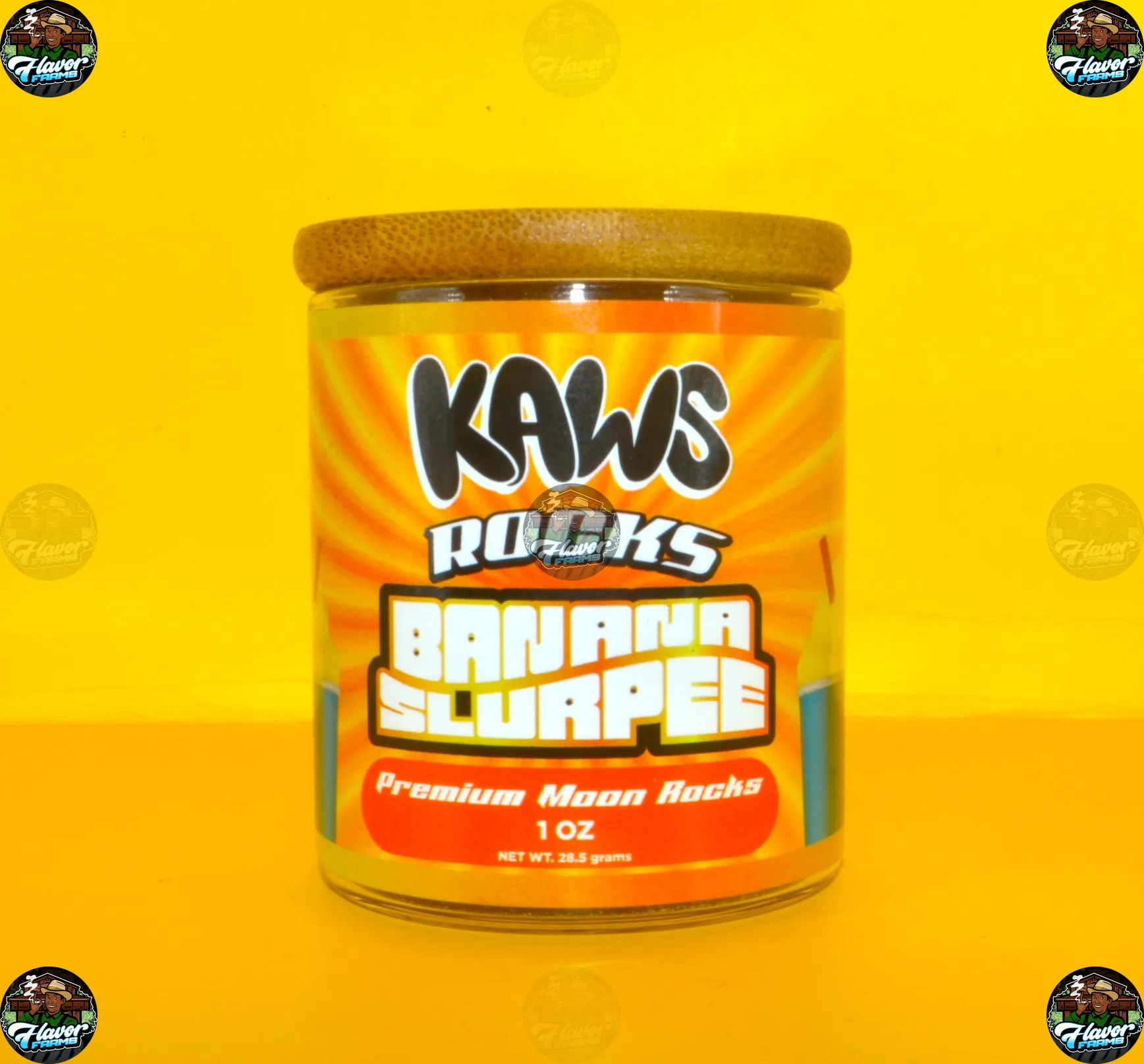 KAWS ROCKS MOON ROCKS Banana Slurpee
