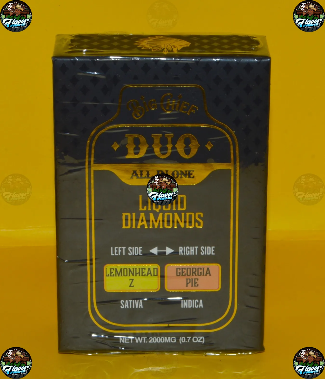 BIG CHIEF DUAL CHAMBER VAPES LEMON