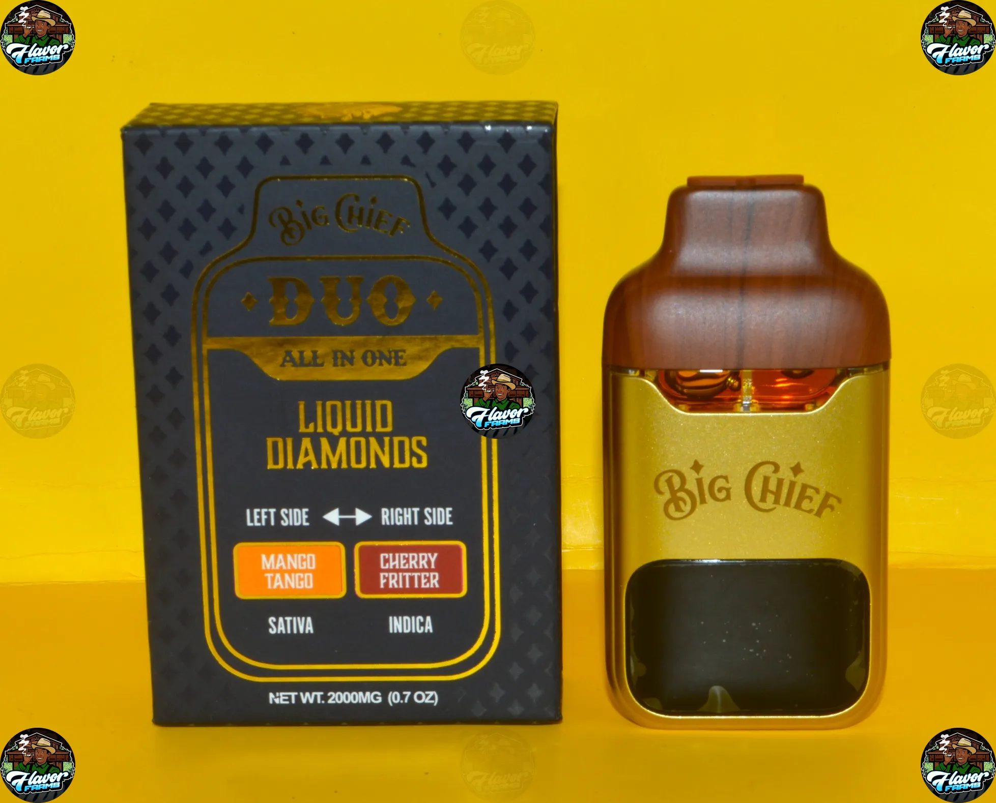 BIG CHIEF DUO CHAMBER VAPES 2G