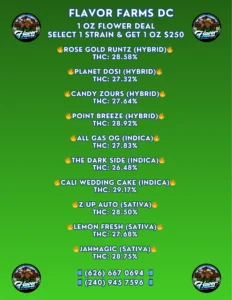 1 OZ EXOTIC FLOWER DEAL