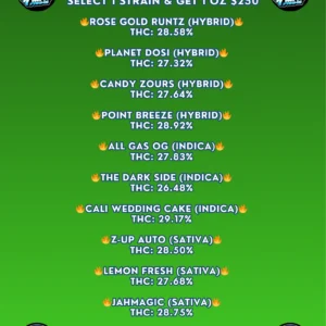 1 OZ EXOTIC FLOWER DEAL