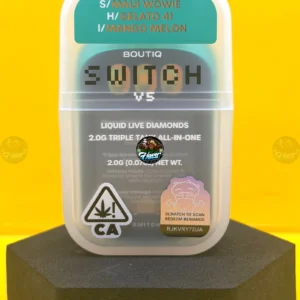 BOUTIQ SWITCH 3 CHAMBER VAPES BOUTIQ SWITCH 3 CHAMBER VAPES LIME HAZE (SATIVA) x SLIMEADE (INDICA) x STARFRUIT (HYBRID)