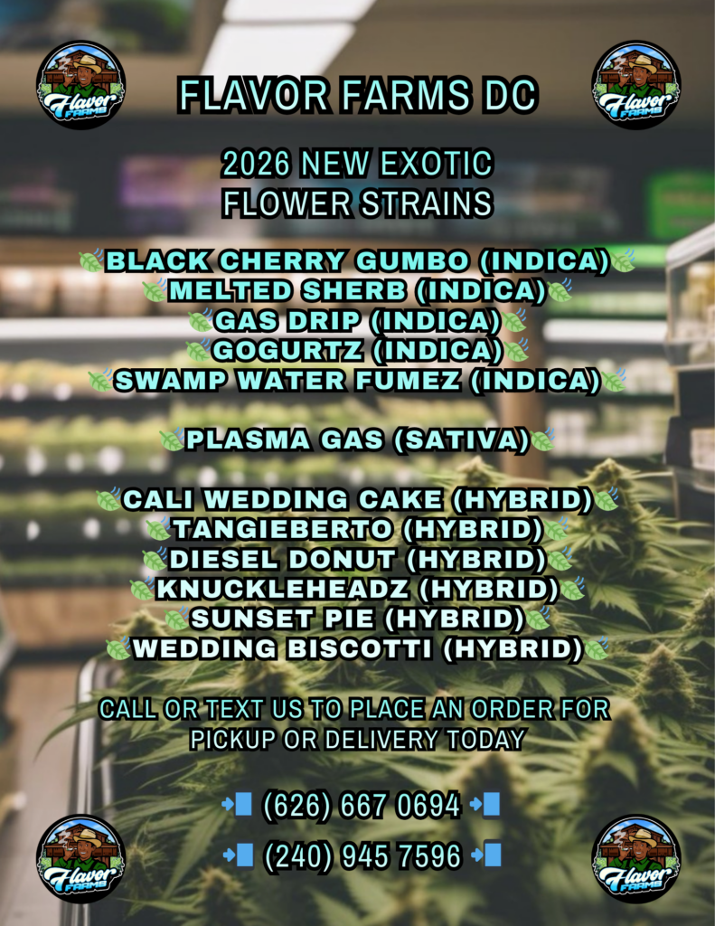 FLAVOR FARMS DC 2026 EXOTICS