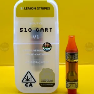 BOUTIQ V1 LIQUID DIAMOND CARTS LEMON STRIPES