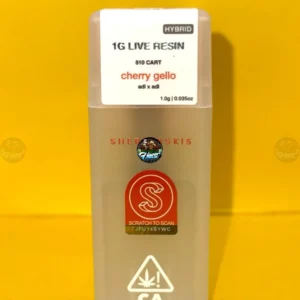 SHERBINSKIS LIVE RESIN CARTS CHERRY GELLO