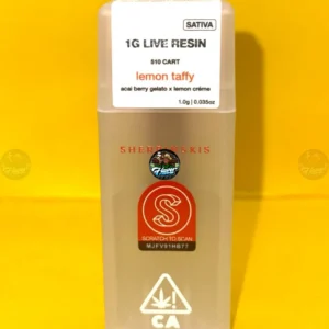 SHERBINSKIS LIVE RESIN CARTS LEMON TAFFY