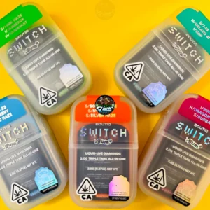NEW: BOUTIQ SWITCH GUM 3 CHAMBER VAPES 2G