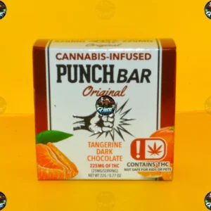PUNCH BARS TANGERINE DARK CHOCOLATE 225MG