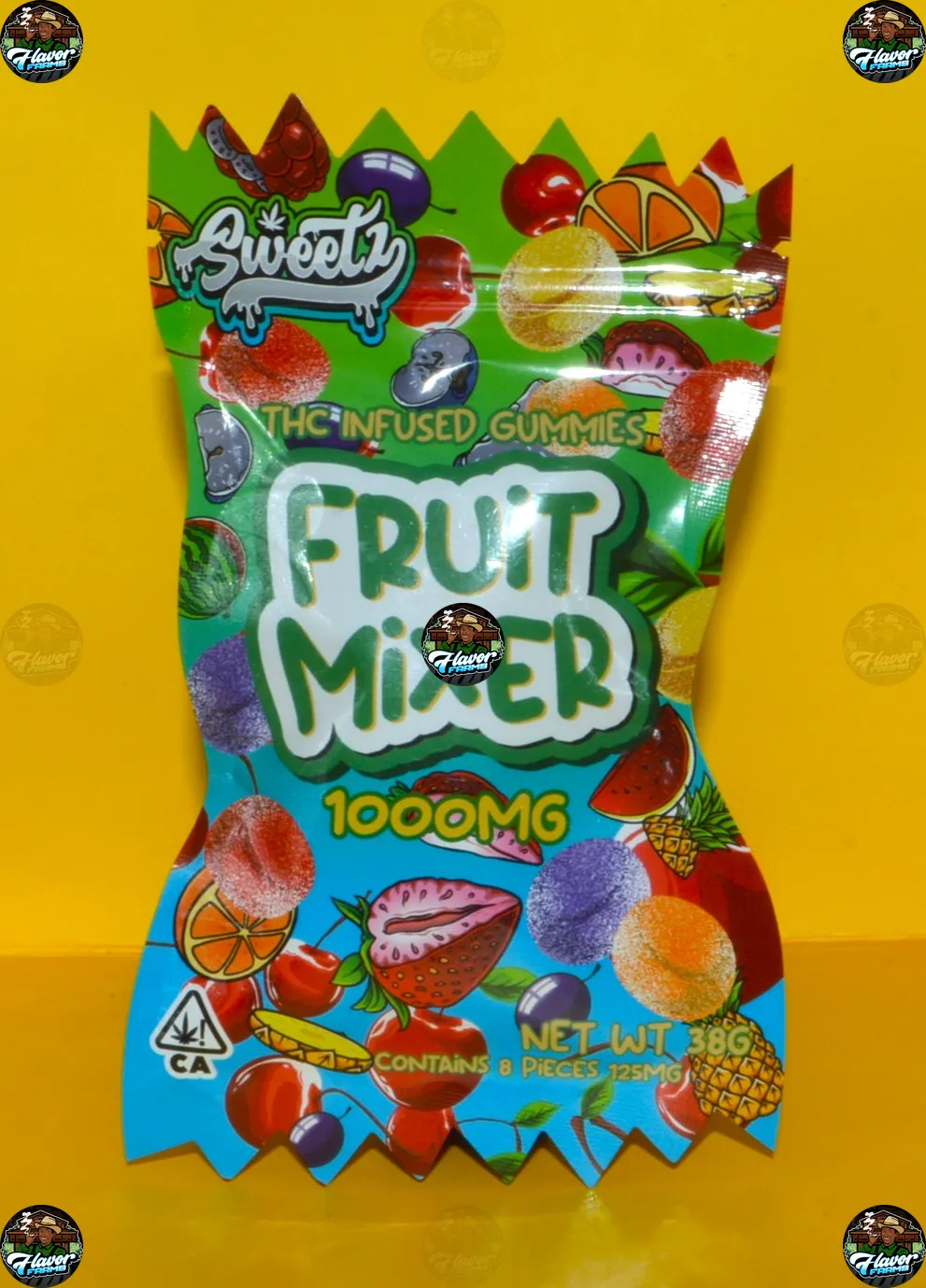 SWEETZ GUMMIES FRUIT MIXER 1000MG