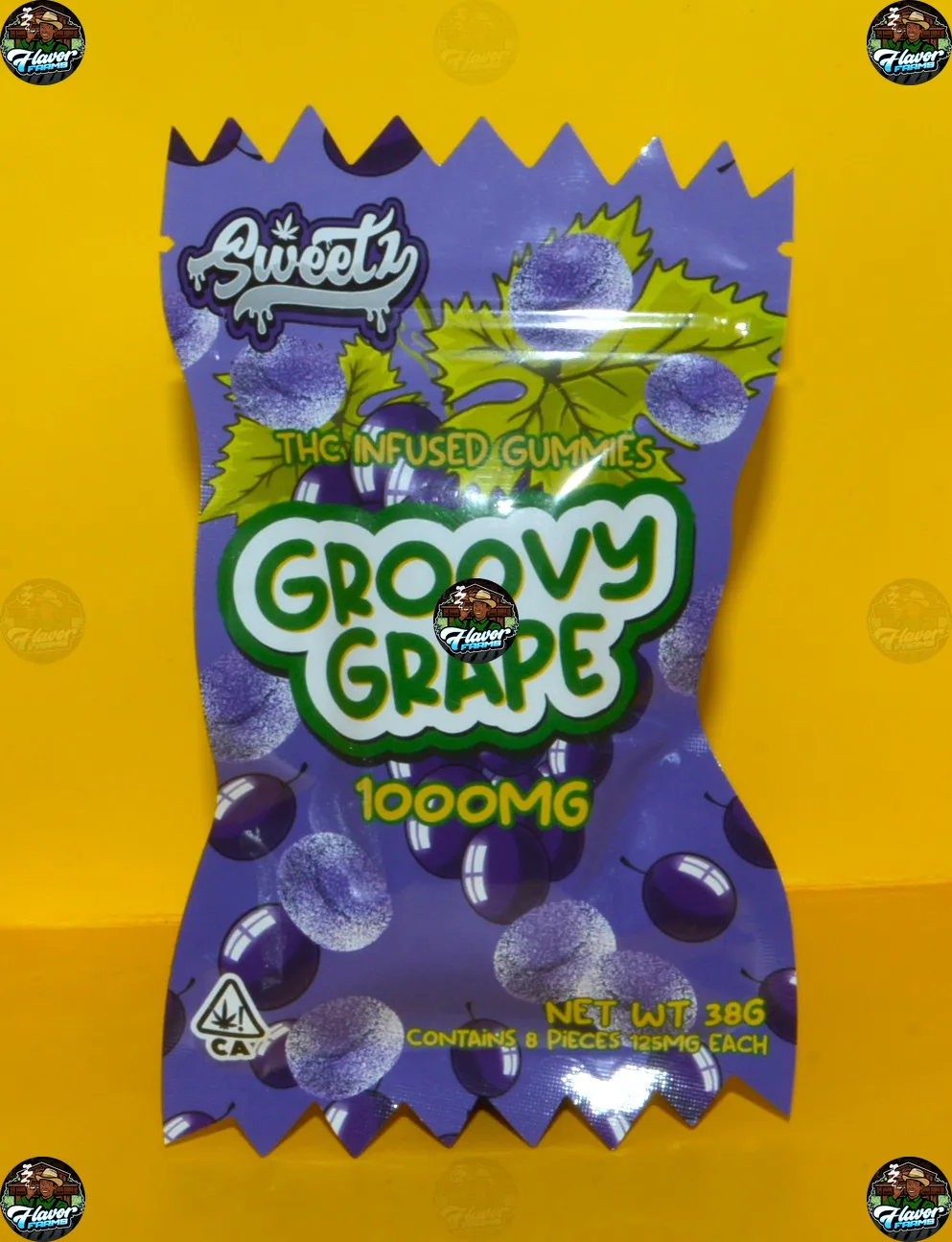 SWEETZ GUMMIES GROOVY GRAPE 1000MG